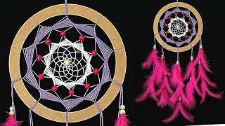 DIY como hacer un ATRAPASUEÑOS paso a paso  DIY Dreamcatcher [upl. by Nivahb]