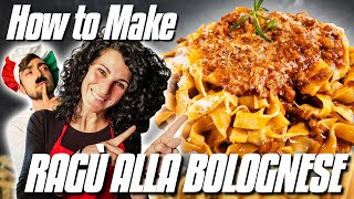 Ragu Alla Bolognese Recipe  How to Make Authentic Bolognese Sauce [upl. by Wildon7]