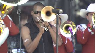 Trombone Shorty and Longhorn Band play “Texas Fight” Oct 4 2014 [upl. by Reedy936]