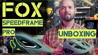 Fox Speedframe Pro Unboxing  MTB Helmet Overview [upl. by Urdna]