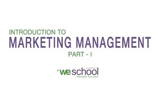 Marketing Management Lectures [upl. by Analah259]