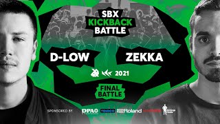 DLOW vs ZEKKA  Final  SBX KICKBACK BATTLE 2021 [upl. by Martz985]