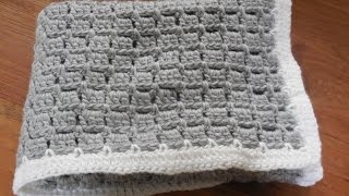 babydeken haken  baby blanket crochet beginner [upl. by Miller116]