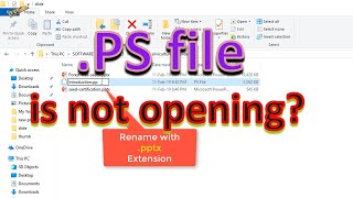 How To Open PS Postscript file [upl. by Arjan]