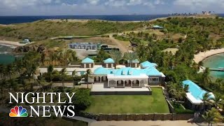 Jeffrey Epstein’s Life On His Private Caribbean Islands  NBC Nightly News [upl. by Arramahs]