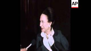 SYND 10474 DUCHESS OF WINDSOR INTERVIEW IN NEW YORK [upl. by Haeli155]