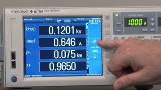 WT1800 Digital Power Analyzer Demonstration [upl. by Ariat]