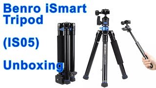 Benro iSmart Tripod IS05  Unboxing [upl. by Ambrosi]