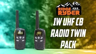 Ridge Ryder Handheld UHF Radio  Supercheap Auto [upl. by Anirroc]