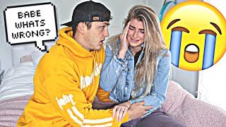 Randomly CRYING Prank On Fiance Cute Reaction [upl. by Hammerskjold]