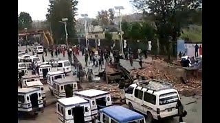 Nuevo video muestra magnitud de terremoto en Nepal [upl. by Soisinoid]