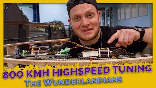 800 kmh HIGHSPEEDZug extrem GETUNED  Wunderlandians 20  Miniatur Wunderland [upl. by Okihcas]