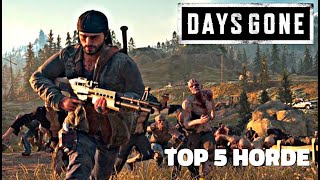 Days Gone  Horde Combat Gameplay Top 5 Horde [upl. by Stanley230]