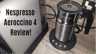 Nespresso Aeroccino 4 Milk Frother Review  Worth upgrading from the Aeroccino 3 [upl. by Worrell761]