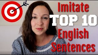 How to Pronounce TOP 10 English Sentences [upl. by Amisoc]