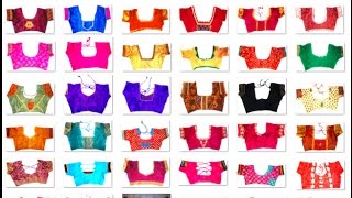 Latest saree blouse designs [upl. by Henrique]