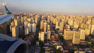 Beautiful landing at Sao paulo  Congonhas airport [upl. by Evars37]