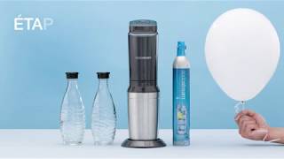 TUTO BULLES CRYSTAL Comment utiliser votre Sodastream CRYSTAL [upl. by Anawt826]