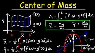 Center of Mass amp Centroid Problems  Calculus [upl. by Giuditta135]