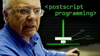 Programming in PostScript  Computerphile [upl. by Mame]