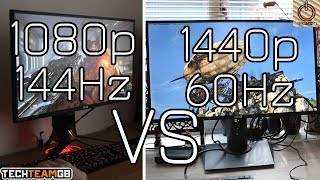 1080p 144Hz VS 1440p 60Hz  Tech FAQs [upl. by Nomihs]