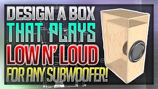 How to Design a Subwoofer Box that plays SUPER LOW  Full Guide [upl. by Gretel]