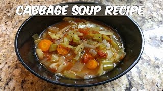 CABBAGE SOUP RECIPE  SLOWCOOKER MEALS [upl. by Aneek302]