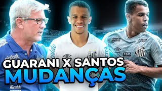 GUARANI x SANTOS ODAIR VAI MUDAR O TIME TITULAR [upl. by Gareth]