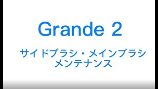 Laresar Grande 2 ロボット掃除機サイドブラシ・メインブラシのメンテナンス [upl. by Sirromal]