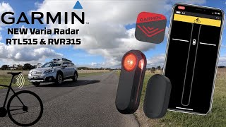 Garmin Varia Radar Review RTL515  RVR315  Varia Mobile App [upl. by Aramenta]