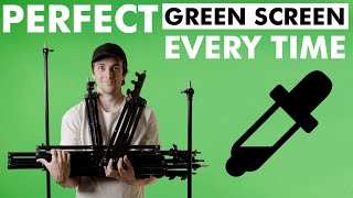 How to set up a PERFECT green screen chromakey [upl. by Terrill714]