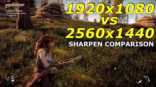 1920x1080 vs 2560x1440  SHARPEN COMPARISON [upl. by Hagai922]