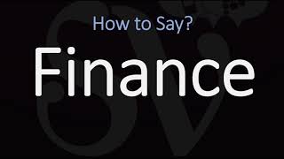 How to Pronounce Finance 3 WAYS British amp American English Pronunciation [upl. by Tybalt]