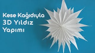 Sadece Kağıtla Yılbaşı Süsleri Nasıl Yapılır  Kendin Yap [upl. by Annatnom599]