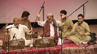 Lahore Literary Festival New York 2018 Performance Fareed Ayaz Abu Muhammad Qawwal and Brothers [upl. by Ssilb]