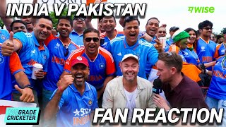 WILD FAN REACTIONS at India vs Pakistan  TGC Sidemouth [upl. by Anyotal]