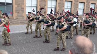 The Black Watch play quotThe Atholl Highlanders amp The Glendaruel Highlandersquot Perth 2018 4KUHD [upl. by Worlock]