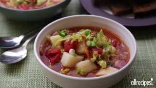 How to Make Irish Bacon and Cabbage Soup  St Patricks Day Recipes  Allrecipescom [upl. by Hildick]