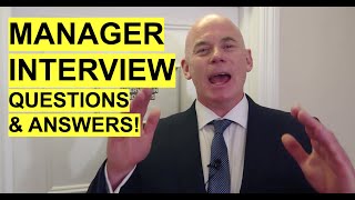 MANAGER Interview Questions and Answers How to PASS a Management Job Interview [upl. by Boleyn701]