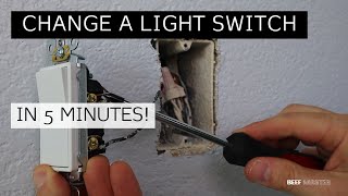 How To Change A Lightswitch [upl. by Merrel]