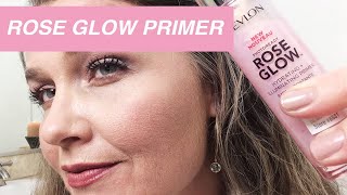 NEW ROSE GLOW PRIMER by Revlon Unboxing Tutorial and Product Review [upl. by Ahseinad]