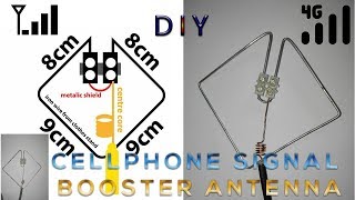 Homemade portable 4g LTE signal booster [upl. by Nehtan]