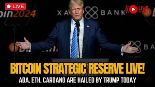 🚨 TRUMP ANNOUNCES US CRYPTO RESERVE LIVE [upl. by Borg]