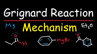 Grignard Reagent Synthesis Reaction Mechanism  Organic Chemistry [upl. by Emilio540]