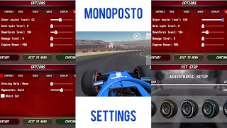 My Monoposto Settings [upl. by Eikcor]