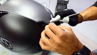 Easy way motor helmet wrap using knifeless tape [upl. by Alidus]