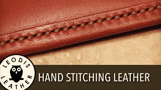 Hand Stitching Leather [upl. by Trefor]