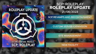 SCP Roleplay  Roleplay Update Announcement Trailer [upl. by Dalury]