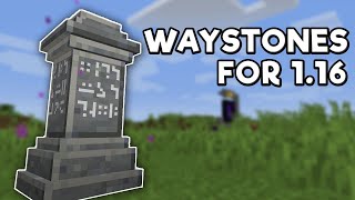 Waystones Mod Spotlight  Minecraft 116 [upl. by Andrus]