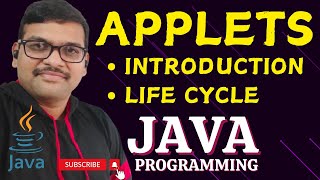 INTRODUCTION TO APPLETS amp APPLET LIFE CYCLE  JAVA PROGRAMMING [upl. by Aramot]